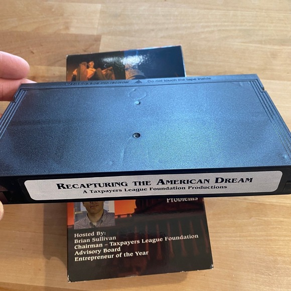 Recapturing The American Dream VHS 2004 Documentary Political Economy - Picture 4 of 4